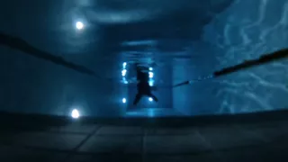 Underwater Swim at Night