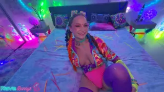 Katalina Kyle Twerks In Thigh Highs Before Dropping To Her Knees!