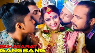 Gangbang Suhagarat - Besi Indian Wife Very 1st Suhagarat with Four Husband ( Full Movie )