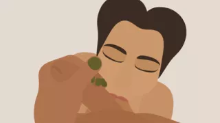 Silent ASMR - Let her fulfill her desire to suck and fuck me for 21 minutes