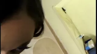 This dude loves cumming on this slut's ass
