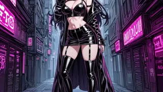 BBC Monsters fucking hot chick in the streets threesome