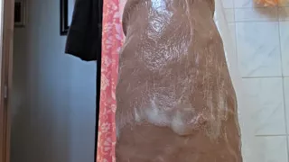 Filthy Asspussy Gets Internal Cleaning By Mr. Hankeys XXL 12.5 Inch Wide Thicky Nicky 1 of 2