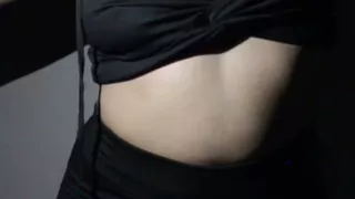 Sexy hot latina before going to work masturbates