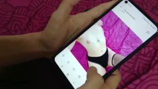 My Stepbrother Masturbates with My Photos and I Help Him by Giving Him My Pussy