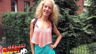 German Scout - First Anal Sex for Skinny Teen Monique