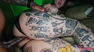 Huge Tit Tatted Babe Rosa Loves BBC POV Wbts