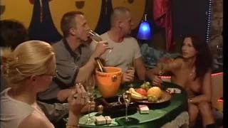 Italian Vintage Orgy with a Group of Sluts in Holidays Having Group Sex