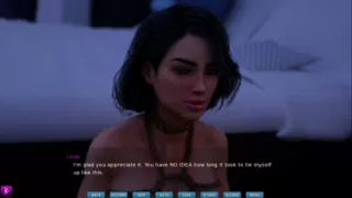 Lady with big boobs and big ass suck big dick and gets her pussy fucked hard - gameplay part 1