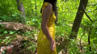 Cum on face - Let's go to the woods, I want to suck your cock.