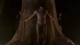 Halloween Witches Lick Ass and Suck Cock of a Tied-up Guy
