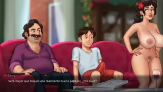 Stepmom Lucky Her Tenant Has a Big Cock - Summertime Saga