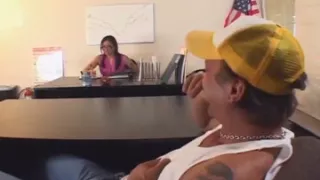 Nasty Asian Teacher Fucks a Horny Dude in the Classroom