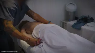 Cute girlfriend goes to the spa for a massage and gets more than she bargained for