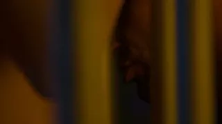 Deeply bitten in threesome action