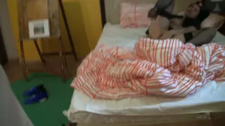 I fuck my horny stepdaughter in a sexy nurse outfit and cum on her open mouth