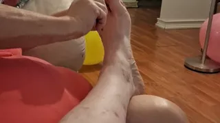 Big Beauty Nurse Vicki Cuts Boyfriends Toe Nails He Has Stinky Dirty Feet