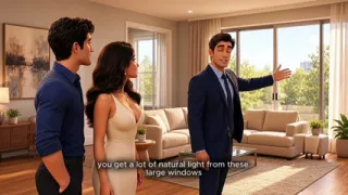 Bisexual THREESOME MMF. Couple fucked a stranger AI Cartoon
