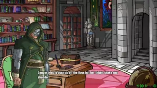 Doom fucks Ms Bowen's tight pussy hard - doomination gameplay part 3