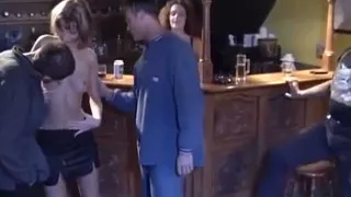 Two Wild Chicks From Germany Fucking with Some Random Dudes at the Pub