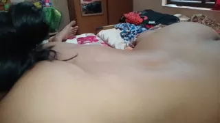 Putting the husband's penis in the mouth