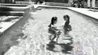 Classic Brett and Celeste Lesbian Sex Poolside