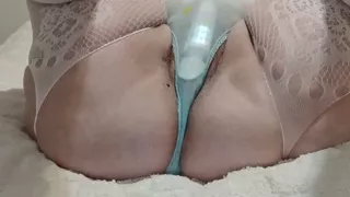 BBW Plays With A Wand Massager