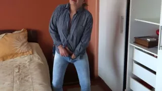 I get home very excited and I start to touch myself before being fucked by my stepson