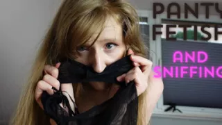 Panty Fetish with Sniffing and Dirty Talking
