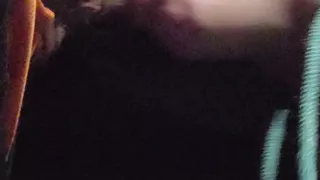 Getting sloppy blowjob under a bridge