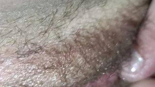 She spread her legs so that she could be fucked with her fingers in both holes