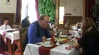 A Classy Slut From Germany Got Double Fucked on the Dinner Table