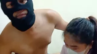 Girl with a hairy pussy nipple style is very good