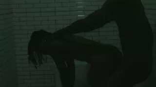 BBC Girl likes it in the toilet