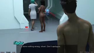 Stranded in Space - Hot Busty Ebony MILF Plays with Her Pussy and Begs Me to Fuck Her in Her Bed