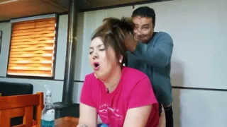 My stepsister was fucked hard on the table.