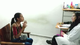 Maria's Gagged Mouth Examination