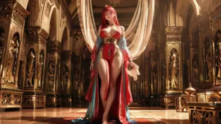 Red Queen in the Desert! Lazy Afternoon in the Golden Palace.