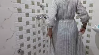 Sister-in-law fucked naked in the bathroom