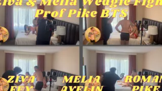 Ziva Fey & Melia Avelin Study Wedgie Fight Professor Pike Bts 4K