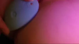 Butt plug vibrator in ass and ripped pantyhose without panties