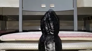My Broken and Dilated Ass with an Oversized Wide Black Dildo Close-up