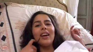 Black-haired Beauty Still Laughing During Anal Sex