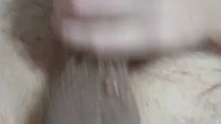 Stroking my cock with a dildo in my ass
