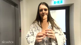 Naked on the hall