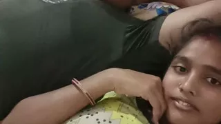 Big brother and stepsister Romance on her bed
