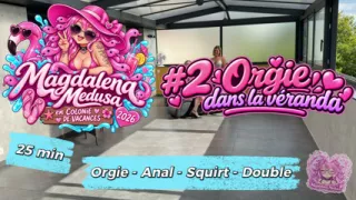 Colo Porno 2026 - Orgy in the Sunroom French - Anal - Squirt - DP