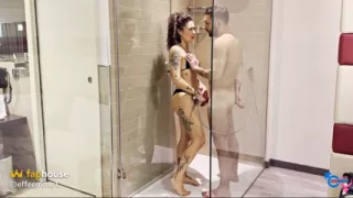 Massage with a Happy Ending in the Shower and Jacuzzi