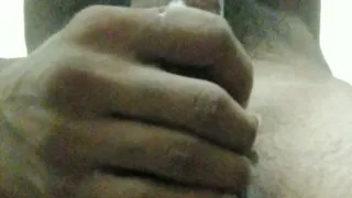 Desi Boy Big Cock Stroking in Bathroom - Uncut Amateur Scene