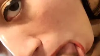 My friend tries anal sex for the first time, and I cum all over her face.